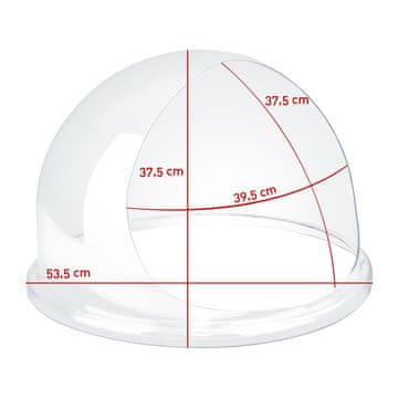 Zaštitni poklopac / abažur za aparat za šećernu vunu 52 cm
