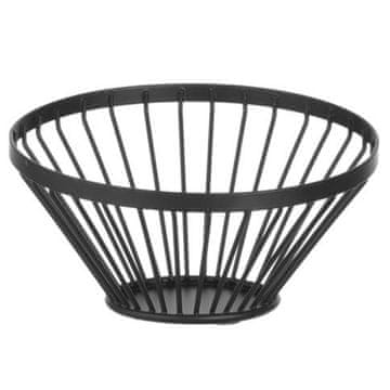 Hendi Žičana košara za voće, crna, s mat premazom, promjera 150 mm - 427095