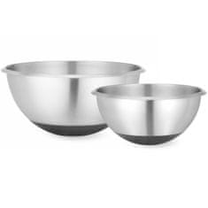 Hendi Čelična kuhinjska zdjela sa silikonskim dnom i mjernom posudom, 3 l, promjer 265 x 125 mm
