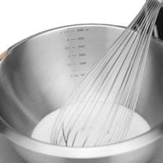Bar Up ČELIČNA KUHINJSKA ZDJELA S MJERNIM DNOM PROTIV KLIZANJA 6L 33CM