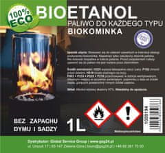 Bioalkohol bioetanol BIO gorivo za biokamin 1L