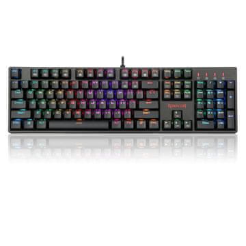Redragon Surara K582 tipkovnica, mehanička, crveni prekidači, RGB, SLO/HR