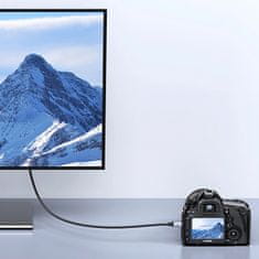 Ugreen Mikro HDMI kabel - HDMI 2.1 8K 1m - sivi