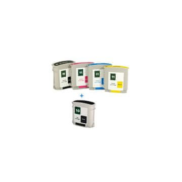 PremiumPrint Set od 5 kartuša HP10, HP11 za HP (4 boje)