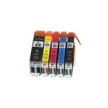 PremiumPrint Set od 5 uložaka PGI 570xl i CLI 571xl Canon (4 boje)