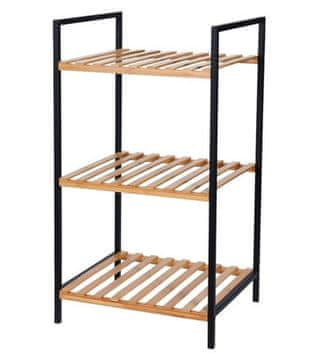 EXCELLENT Polica za kupaonicu KO-784500050 3 drvene police 70 cm