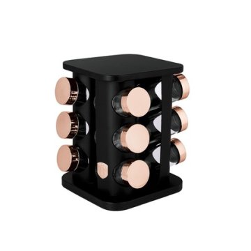 Berlingerhaus Set začina BH-8559 u rotirajućem stalku 13 kom. Crna ruža