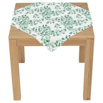 Autronic Stolnjak grane sa zelenim lišćem, 100% poliester, 80 x 80 cm (UBR126-3)