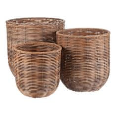 Autronic Navlaka od umjetnog ratana metalna konstrukcija, svijetlosmeđa, cijena za set od 3 komada (PLA109 NAT)