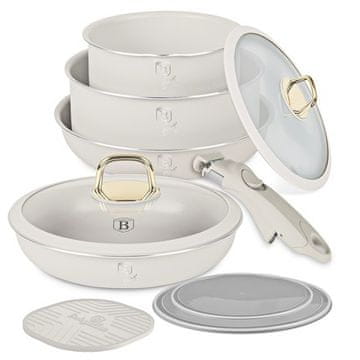 Berlingerhaus Set posuđa BH-8253 s titanskom završnom obradom 9 dijelova Sahara kolekcija