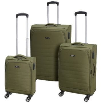 ProWorld Set putnih kofera KO-CW5000040 3 kom. zelene