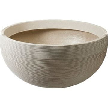 ProGarden Saksija za cvijeće KO-Y54203970 okrugli rebrasti 60 x 27 cm pijesak