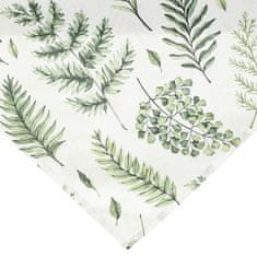 Autronic Stolnjak mješavina zelenog lišća, 100% poliester, 80 x 80 cm (UBR127-3)