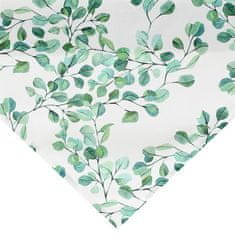 Autronic Stolnjak grane sa zelenim lišćem, 100% poliester, 80 x 80 cm (UBR126-3)