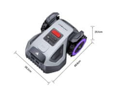 ANTHBOT M5 RTK pametna robotska kosilica, do 500m2, RTK GPS + Dual Vision, AUTO mapiranje, do 45%, IPX6