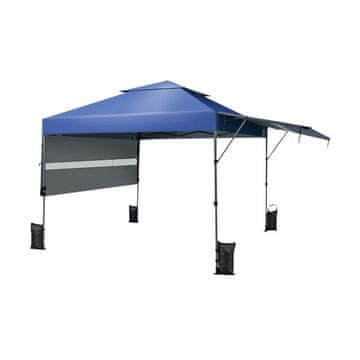 Northix Vrtni šator 3x5.3 m s tendama UV50+ plavi
