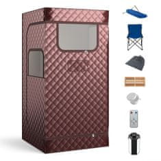 Northix Kućna sauna sa šatorom i 3 L generatorom pare 91x91x183 cm
