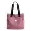 Vodootporna torba za rame lagana 180 g, najlon visoke gustoće, velika 27x33 cm, crossbody torba | NYLBAG Ružičasta