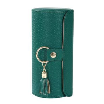 VIVVA® Prijenosni višeslojni organizator za nakit 3 razine, PU koža s baršunom, kompaktan putni dizajn | LAYERLY