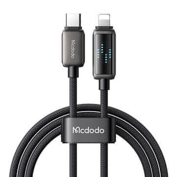 Mcdodo Mcdodo CA-2630 kabel USB-C na Lightning, 36W, LED zaslon, 1,2 m