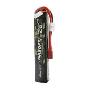 Gens Ace Lipo baterija Gens ace 25C 1100mAh 3S1P 11.1V za Airsoft pištolje s T-utikačem