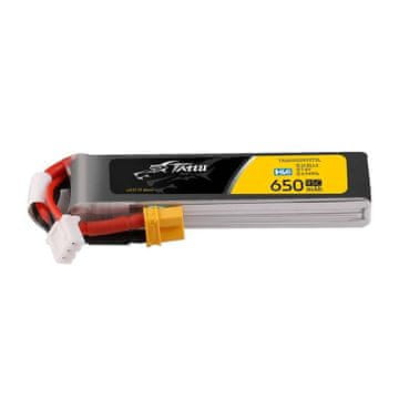 Tattu Lipo baterija Tattu 2S 650mAh 95C 7.6V HV s XT30 Long-Pack