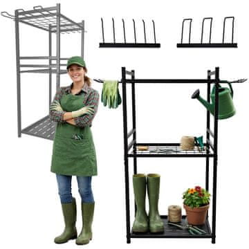 Luniks Stalak za vrtni alat - višenamjenski organizator