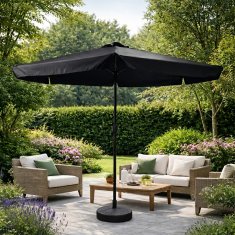 Aga Vrtni suncobran 300 cm MR2055 Crni