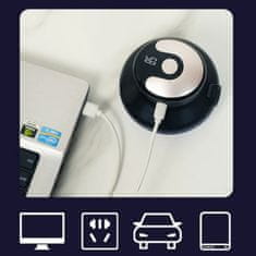 FRILLA® Automatski kružni aparat za šišanje 360° s LED zaslonom, USB Type-C punjenje i podesiva duljina šišanja | IZICLIP