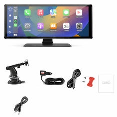 Farrot FARROT 10.26" zaslon za auto CarPlay Android Auto Bluetooth WiFi GPS, IPS dodirni zaslon, 2× nosač