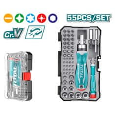 Total One-Stop Tools 55-dijelni set komplet odvijača (TACSD30556)