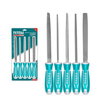 Total One-Stop Tools 5-dijelni set čeličnih turpija (THT918516)