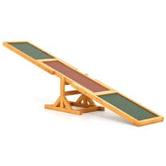 Northix Drvena agility klackalica za pse 179x30x55 cm 60 kg