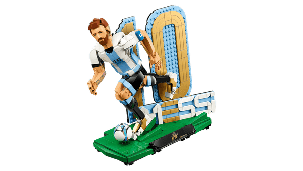 LEGO Lionel Messi statistika i pločica