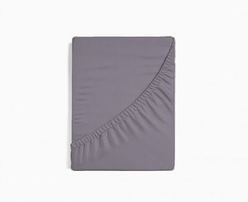 Matějovský List POSTELJINA Srednje sivi žersej s elastinom 100x200x40