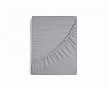 Matějovský List POSTELJINA Svijetlosivi žersej s elastinom 100x200x40
