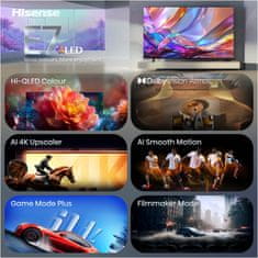 Hisense 85E7S TV, Hi-QLED, Smart TV, 4K, 60Hz