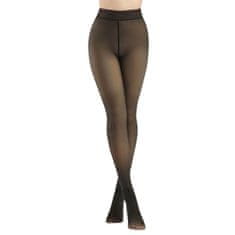 CoZy CoZy Termo tajice/helanke - Crno kožna, XL-3XL