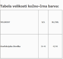 CoZy CoZy Termo tajice/helanke - Crno kožna, XL-3XL