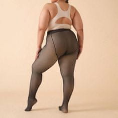 CoZy CoZy Termo tajice/helanke - Crno kožna, XL-3XL