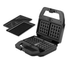 Berlingerhaus Aparat za sendviče i aparat za vafle BH-9461 s neprianjajućim premazom 3u1 Rosegold Metallic Line