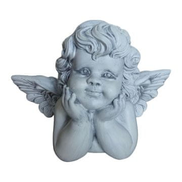 Northix Kip grobnog anđela, 31 cm, poliresin, otporan na vremenske uvjete