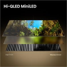 Hisense 50E8S 4K UHD TV, VIDAA Smart OS