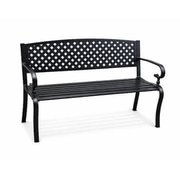 Aga Metalna vrtna klupa 128x59x84 cm