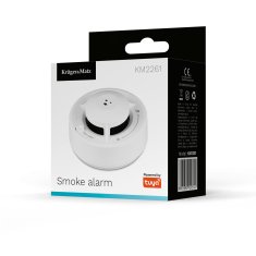 Krüger&Matz Pametni WiFi bežični detektor dima LCD Tuya KD122LH