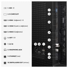Hisense 100E7S PRO 4K UHD TV, VIDAA Smart OS