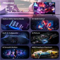 Hisense 100E7S PRO 4K UHD TV, VIDAA Smart OS