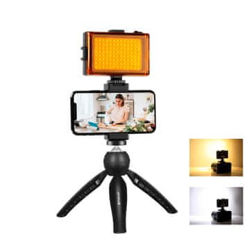 Puluz Puluz set za video uživo: stativ + LED svjetlo + držač za mobitel PKT3131B