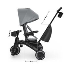 Kinderkraft Jazz 3 sklopivi tricikl, sivi
