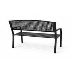 Aga Metalna vrtna klupa 128x58x84 cm